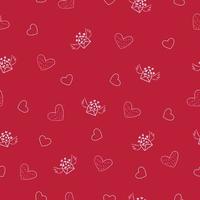 Love Pattern valentine day pattern romantic pattern seamless pattern vector