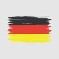 cepillo de bandera de alemania. bandera nacional vector