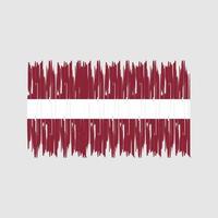 Latvia Flag Brush Strokes. National Flag vector