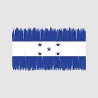 Honduras Flag Brush. National Flag vector