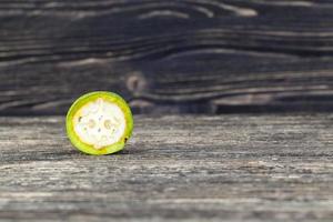 walnut kernel, close up photo