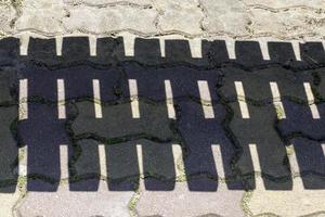 shadow bench, close up photo