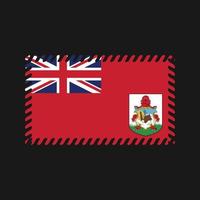 vector de la bandera de Bermudas. bandera nacional