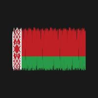 cepillo de bandera de Bielorrusia. bandera nacional vector
