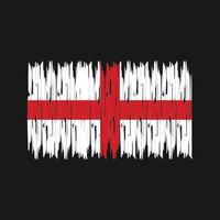 England Flag Brush Strokes. National Flag vector