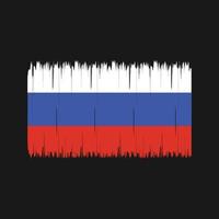Russia Flag Brush. National Flag vector