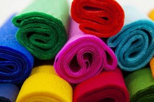 crepe paper - the multi-colored crepe paper put together photo