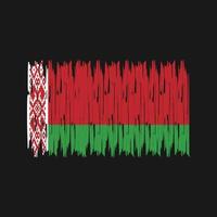 Belarus Flag Brush Strokes. National Flag vector