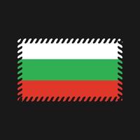 vector de la bandera de bulgaria. bandera nacional