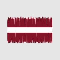 Latvia Flag Brush. National Flag vector