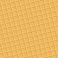 Ice cream texture waffle background. Glazed wafer sweet cake texture. Vector background template for banner with space for text