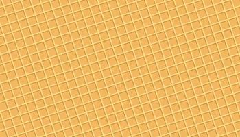 Ice cream texture waffle background. Glazed wafer sweet cake texture. Vector background template for banner with space for text