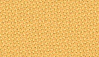 Ice cream texture waffle background. Glazed wafer sweet cake texture. Vector background template for banner with space for text