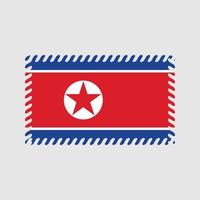 North Korea Flag Vector. National Flag vector