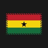 vector de la bandera de ghana. bandera nacional