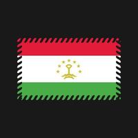 Tajikistan Flag Vector. National Flag vector