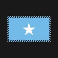 vector de la bandera de somalia. bandera nacional