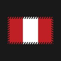 Peru Flag Vector. National Flag vector