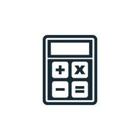 Calculator Icon Design Template Elements vector