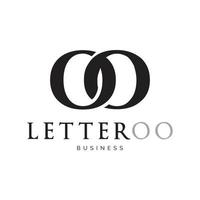 Initial letter OO icon logo design inspiration vector