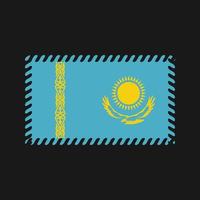 vector de bandera de kazajstán. bandera nacional