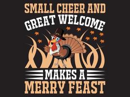 Thanksgiving t-shirt design vector file