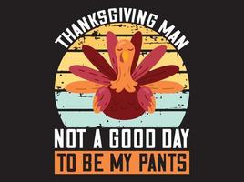 Thanksgiving t-shirt design vector file