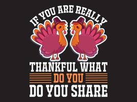 Thanksgiving t-shirt design vector file