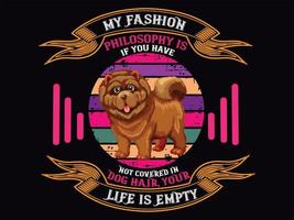 Dog t-shirt design vector file