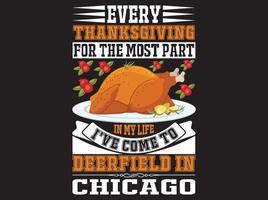 Thanksgiving t-shirt design vector file