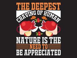 Thanksgiving t-shirt design vector file
