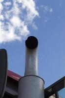 large pipe, close up photo