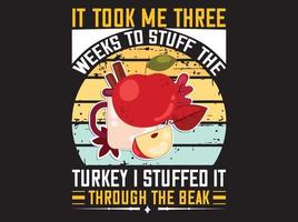 Thanksgiving t-shirt design vector file