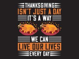 Thanksgiving t-shirt design vector file