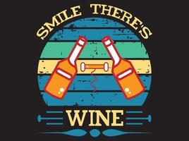 Wine t-shirt design vector file