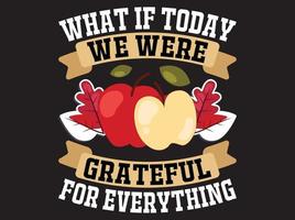 Thanksgiving t-shirt design vector file