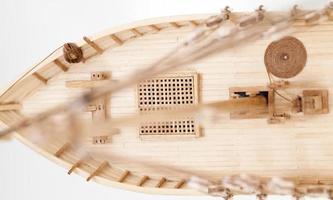 wooden ship model photo