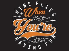 Wine t-shirt design vector file