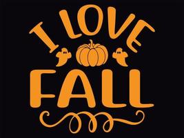 Fall t-shirt design vector file