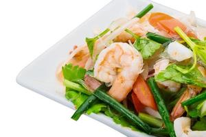 Glass noodle with seafood photo