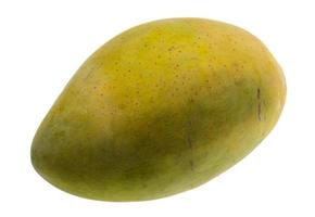 Ripe Mango on white background photo