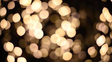 Abstract blurry bokeh light shapes 4K video clip 9