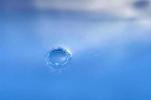 Blurry close up view of water surface. Abstract water background. photo