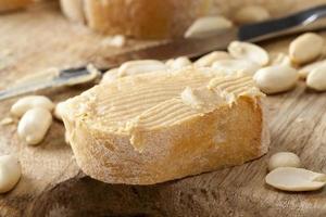 peanut butter used to make bread sandwiches photo