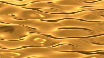 vagues liquides dorées brillantes video