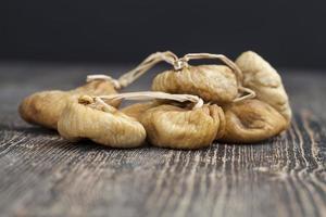 dried yellow sweet fruit figs photo