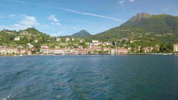 voile sur le lac de côme près de menaggio video