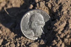 coin on the ground photo