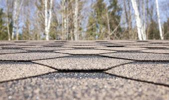 Modern roof covering photo