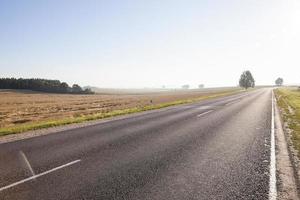 small paved road photo